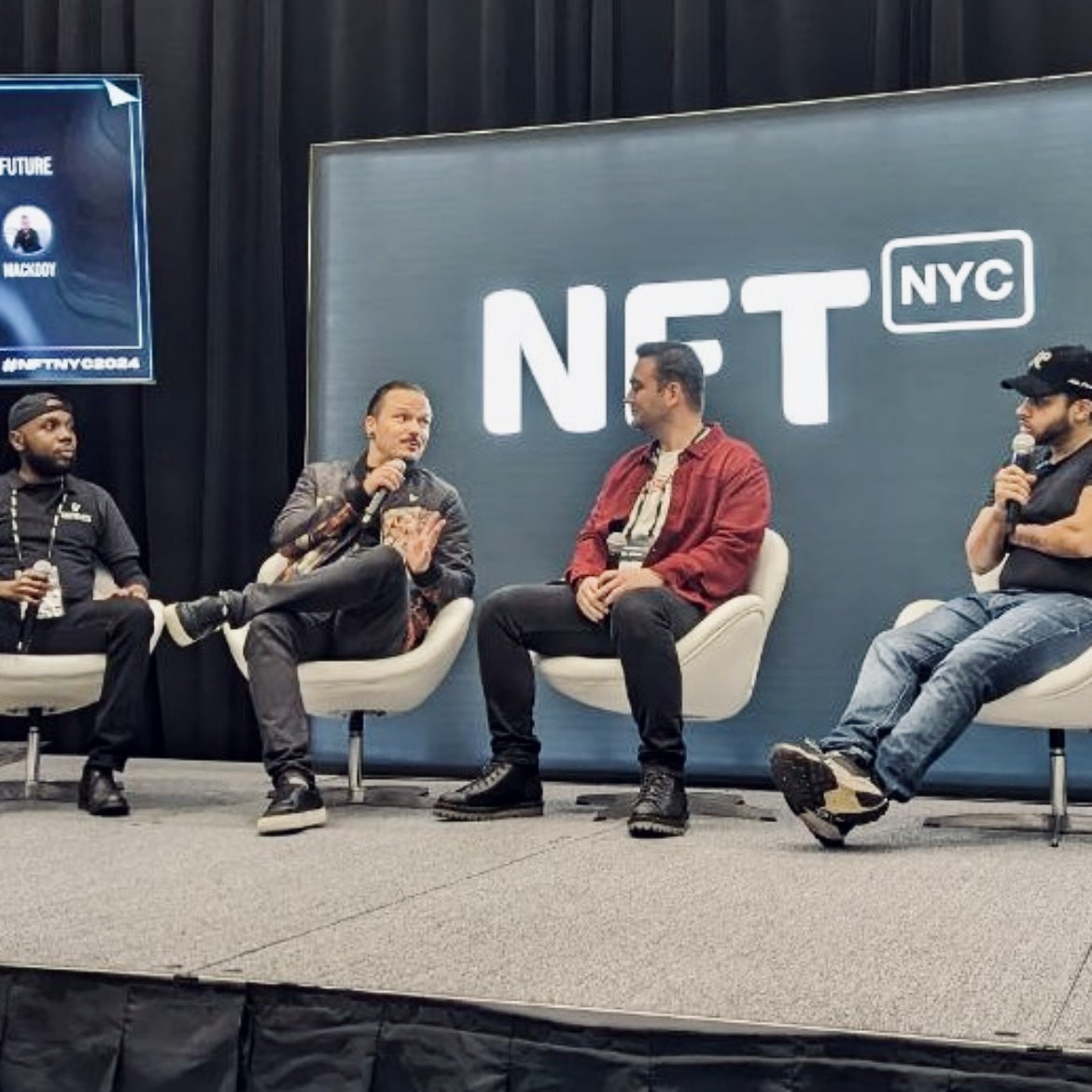 That was dope ✌🏼 Thanks for having on stage <a href="/NFT_NYC/">NFT.NYC</a> #NFTNYC2024 

talking about the future of #NFT (and #NFTCommunity) and brands ✨