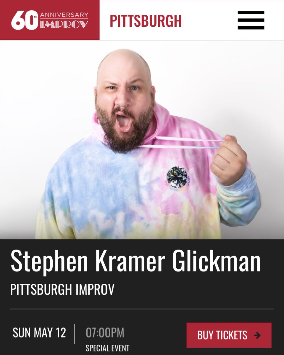Pittsburgh baby!!!! Big news! I’ll be singing the NATIONAL ANTHEM & G0D BLESS AMERICA at the @Pirates game May 12th!!!! Followed by a headlining performance at @PghImprov comedy club!!! So excited!
