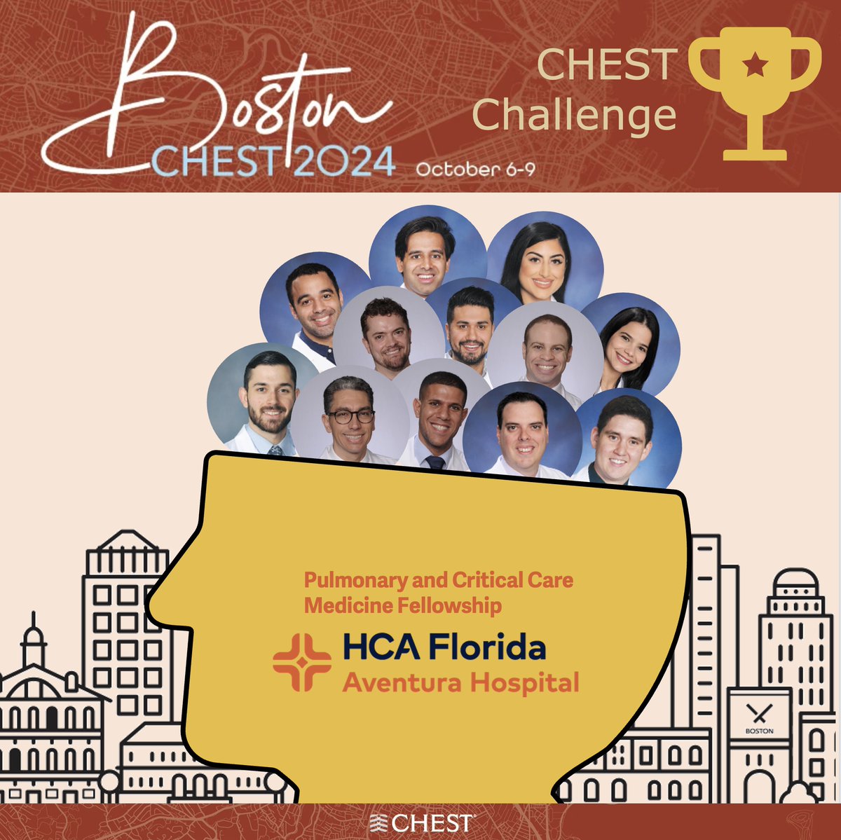 The online quiz for # CHESTChallenge2024 is open until the end of the month! My #fellows will take the quiz and compete for a place in @accpchest history! We 'chest' 😊challenge -->