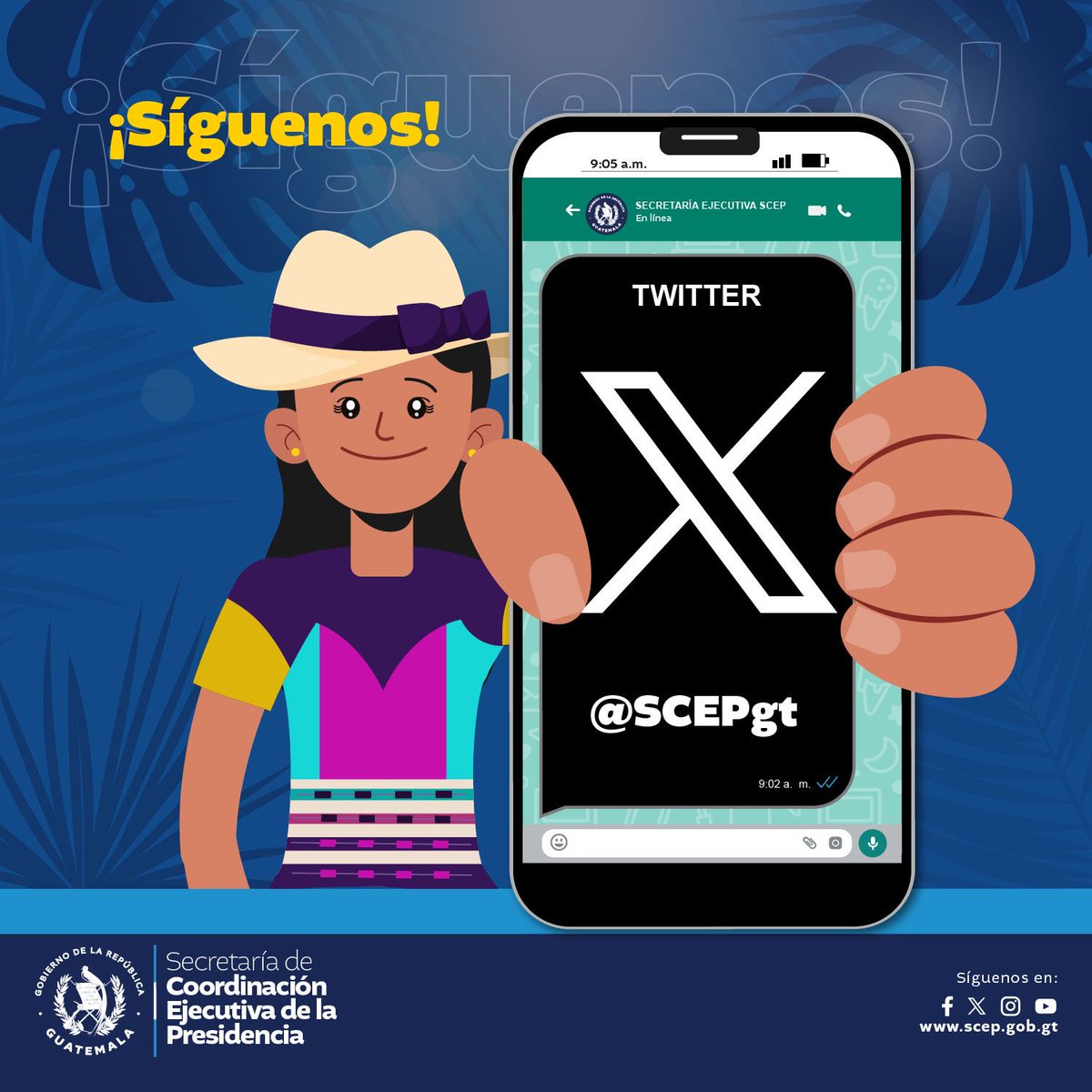 Conoce las acciones de la #SCEP🇬🇹 enfocadas al desarrollo, a través de nuestras plataformas virtuales.

👉Síguenos y comparte nuestra información🔁❤️ ▶️ <a href="/SCEPgt/">Secretaría Ejecutiva SCEP</a>

#TransfiriendoPoderalaGente