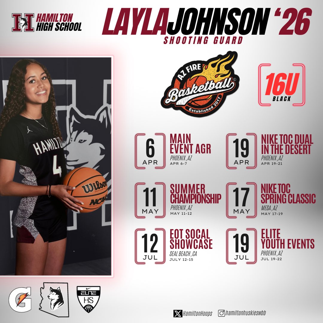 Catch ‘26 Layla Johnson on her AAU Summer Circuit!