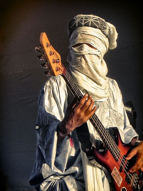 Eyadou Ag Leche of Tinariwen, Coachella Music Festival, 2009.