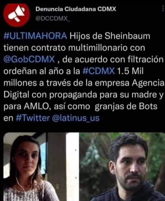 ¿Qué les parece más grave? ¿Ver a Juan Pablo Sánchez Gálvez de 17 años borracho en un antro diciendo mamada y media, o a los hijos de Claudia Sheinbaum recibiendo contratos multimillonarios?