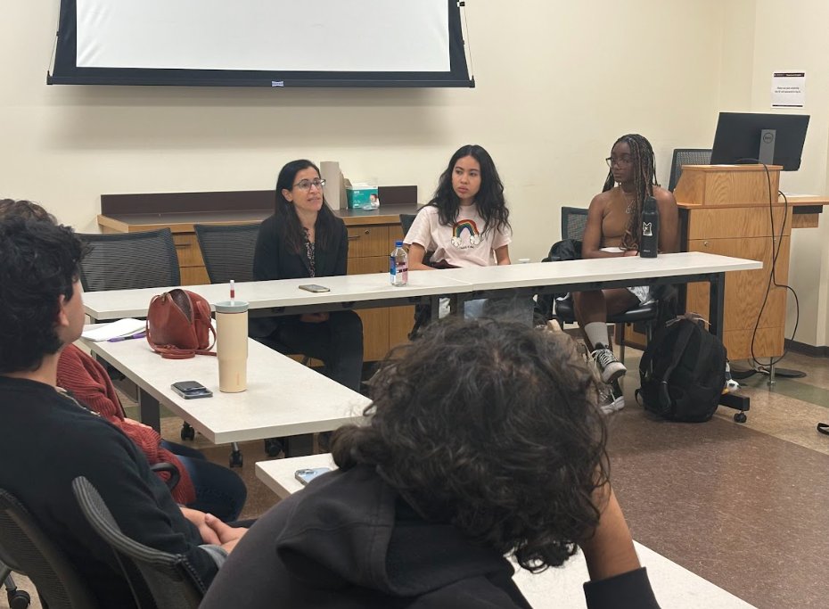 The WGST Program had the pleasure of hosting Dr. Fatma Marouf last week to discuss her work at the Texas A&amp;M School of Law with our students.

Thank you to everyone that attended!

#tamuartsci #tamulaw