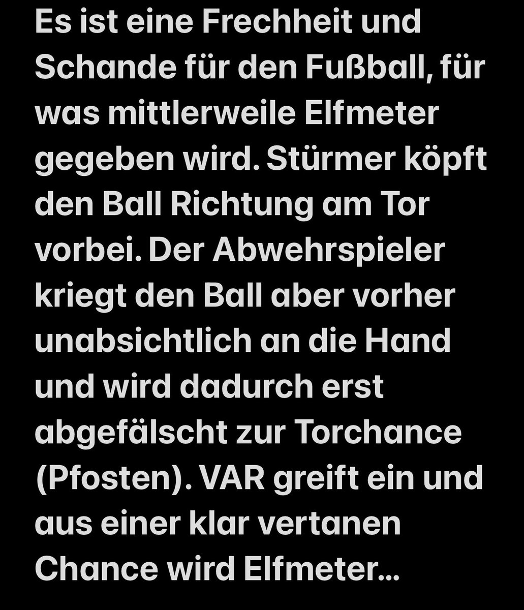 Liebe Schiedsrichter, lieber DFB: