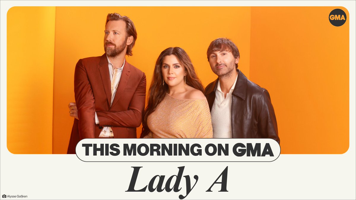 THIS MORNING ON @GMA: @ladya is LIVE in Times Square to perform their song “Love You Back.” 🎶