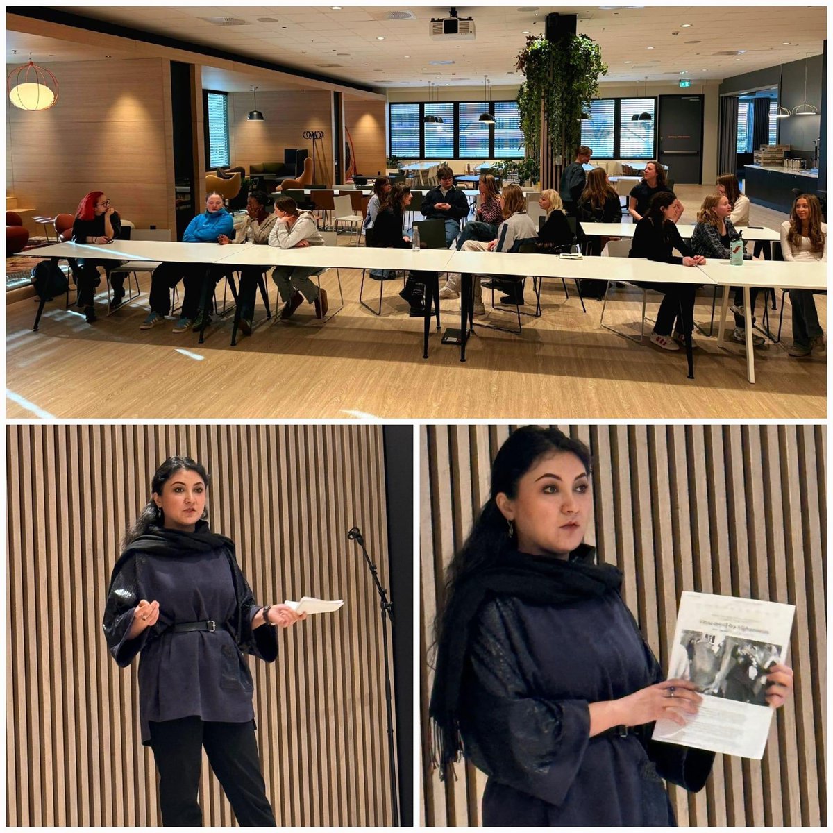 Today i delivered a speech to the Socialist Youth (SU) from (SV) The Socialist Left Party about #genderapartheid under the Taliban regime and the institutionalized discrimination against #women and girls in #Afghanistan. We discussed ways to spread awareness about their situation
