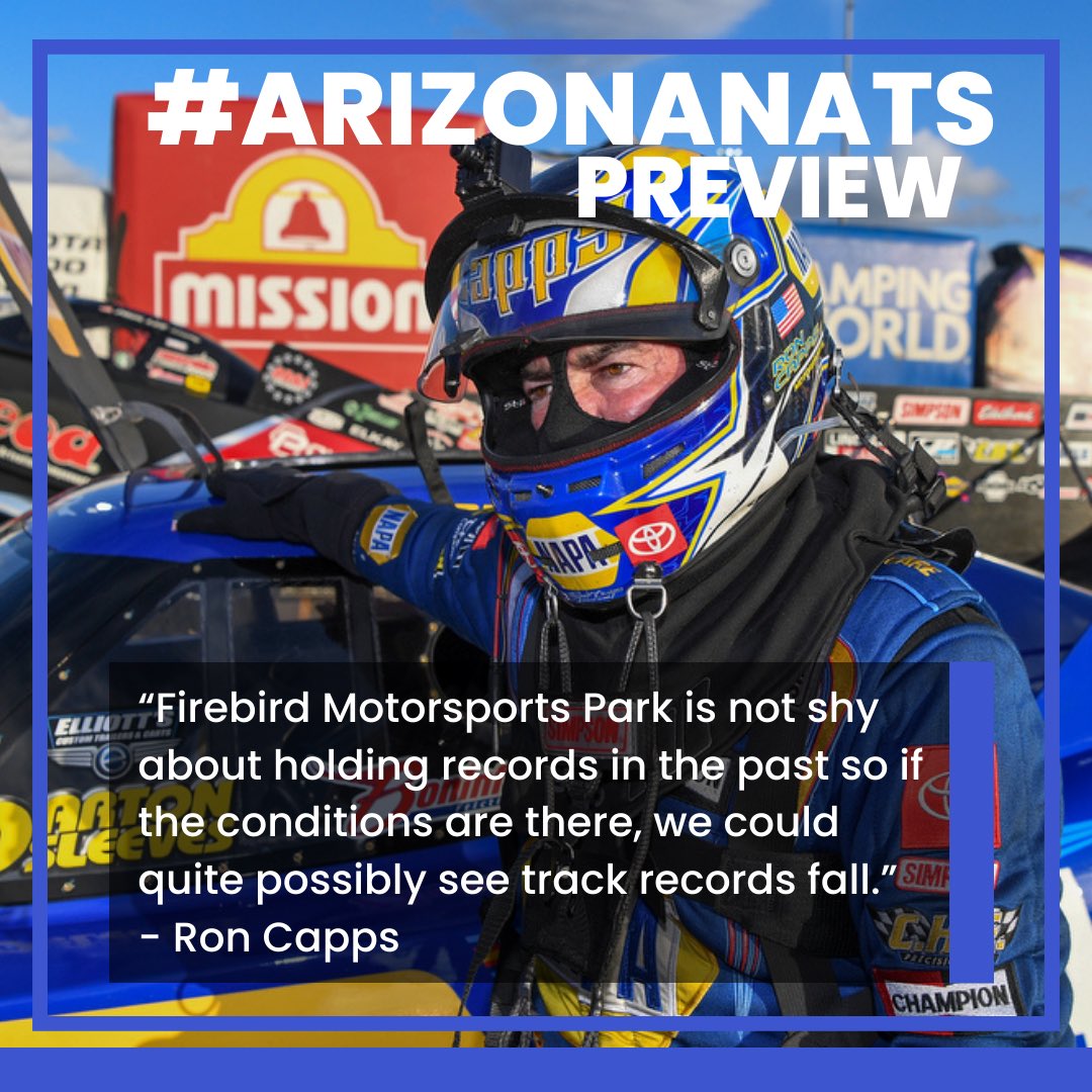 Three-time #ArizonaNats event champ @RonCapps28 heads back to where it all began 3️⃣0️⃣ years ago. This weekend he looks to add another 🏆 from @RaceFMP to the collection. Get in on the action from the desert 🌵 ➡️ linktr.ee/RonCappsMotors… @theNAPAnetwork / @NAPARacing