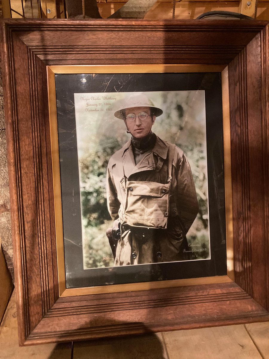 Lost Battalion memorial and Major Charles White Whittlesey, the battalion commander who found himself leading the units of 🇺🇸77th Div. cut off by Germans during #MeuseArgonne offensive. I saw this picture of the MOH recipient at the astonishing Romagna 14-18 museum #FirstWorldWar