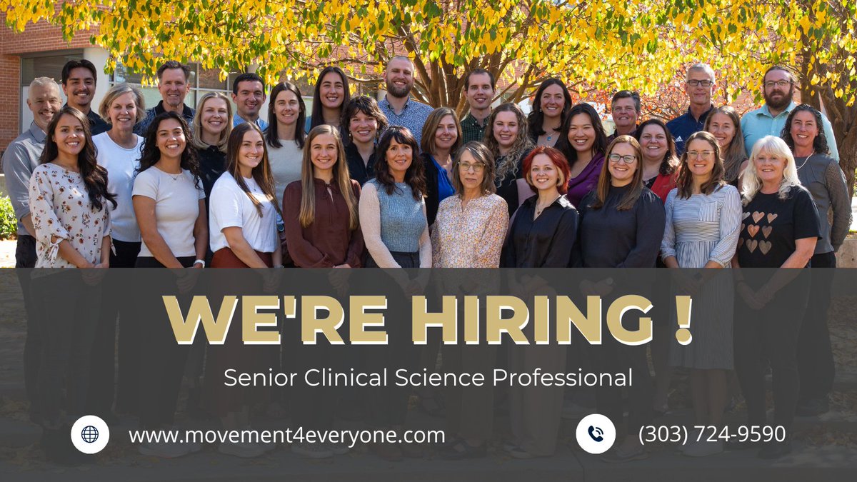 Join the RESTORE Team at @CUAnschutz! 🏥 Seeking a Senior Clinical Science Professional to lead & manage diverse, patient-oriented research projects. Apply now if you're passionate about improving older adult lives through #ClinicalResearch! #Hiring cu.taleo.net/careersection/…