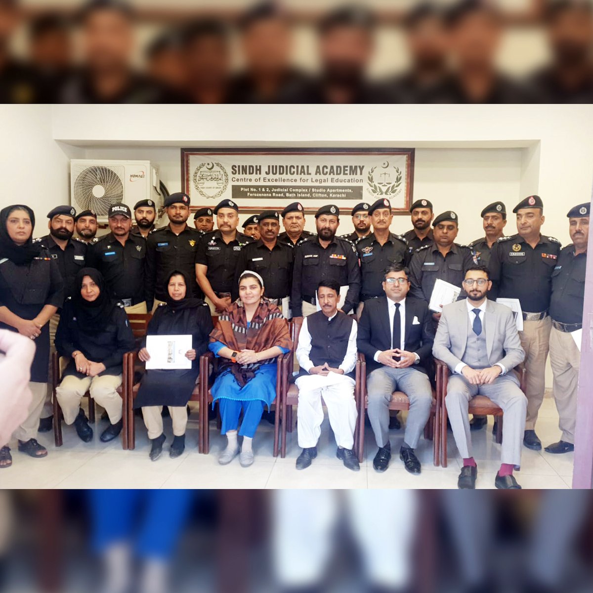 We recently engaged with different justice sector actors. We trained the batches of #Lawyers and #Police Officers on personal laws of Religious Minorities, tackling sensitivities around #blasphemy law, and stages of ethical considerations when dealing with blasphemy accusations.