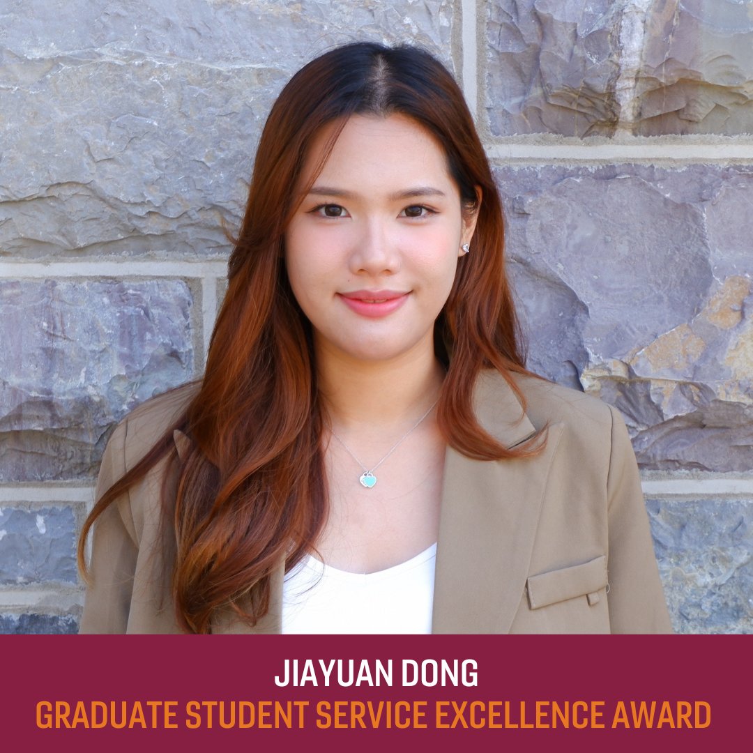 Congrats to #VTISE Ph.D. candidate Jiayuan Dong on receiving the 2024 Graduate Student Service Excellence Award! This is presented each year during Graduate Education Week to honor students who demonstrate excellence in service internally or externally to the university. 🙌