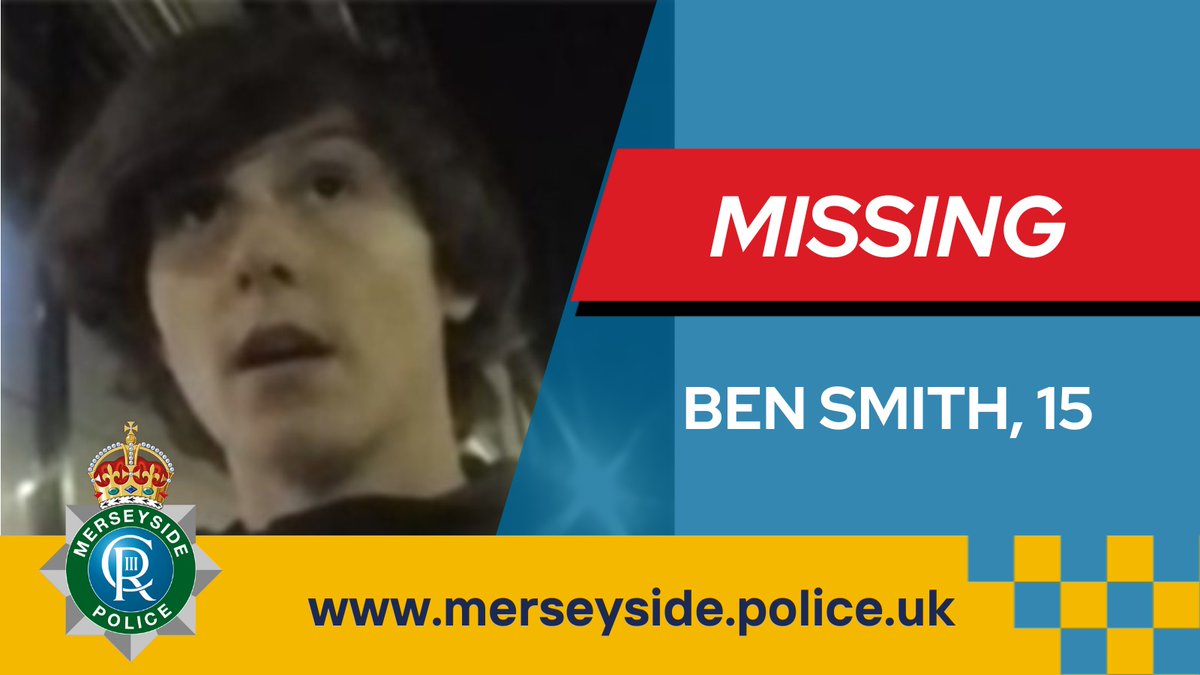 Please help us find Ben, last seen in the L9 area of #Liverpool at 2.55am today (Wed 3 April). He's 5ft 10in, slim, with short black hair & was wearing a black hooded jacket, black tracksuit pants & black trainers. DM @MerPolCC or report sightings here: orlo.uk/iv3oI