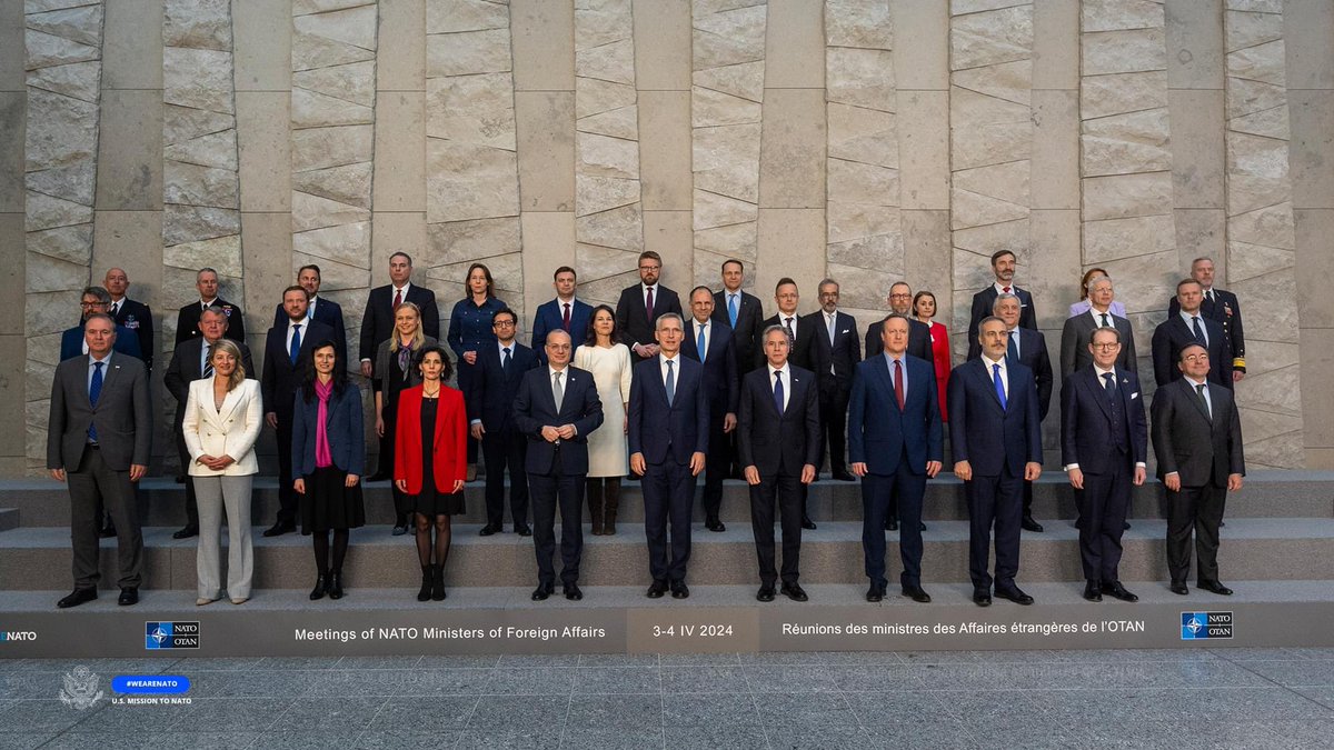 Secretary Blinken is participating in a meeting of #NATO foreign ministers in Brussels, Belgium. This meeting gathers 32 Allies for the first time, as Sweden will sit at the table as an Ally after it joined NATO on March 7.