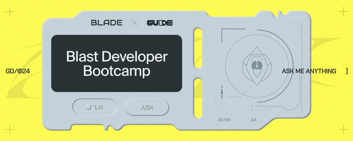 GuideDAO's tweet image. We&apos;ve got some exciting news! This Friday the Blast Developer Bootcamp finally kicks off!💥

Over 1000 developers are joining in — Guide DAO members and applicants who proved their their willingness to build on @Blast_L2.

Accompanying the online lessons, we&apos;re launching regular…