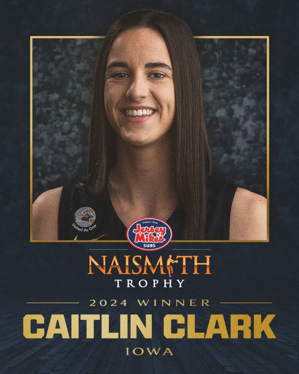 Going back-to-back! National Player of the Year, Congratulations Caitlin!
