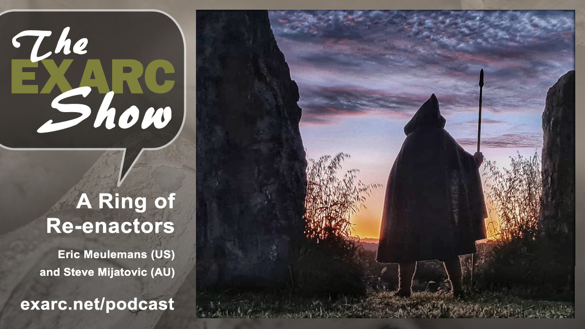 This episode we're having a bit of fun and looking at an alternative kind of living history with two guests from the Middle Earth Re-enactment society. exarc.net/podcast/ring-r… #EXARC #Experimental #Archaeology #Podcast #Show #New #Episode #Ring #Listen