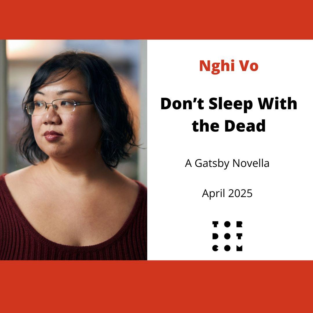We are thrilled to announce DON'T SLEEP WITH THE DEAD by @NghiVoWriting, a standalone novella following the Nick Carraway & Jay Gatsby from her novel THE CHOSEN AND THE BEAUTIFUL! It will arrive on April 8, 2025, the 100th anniversary of Fitzgerald's original publication!🤩
