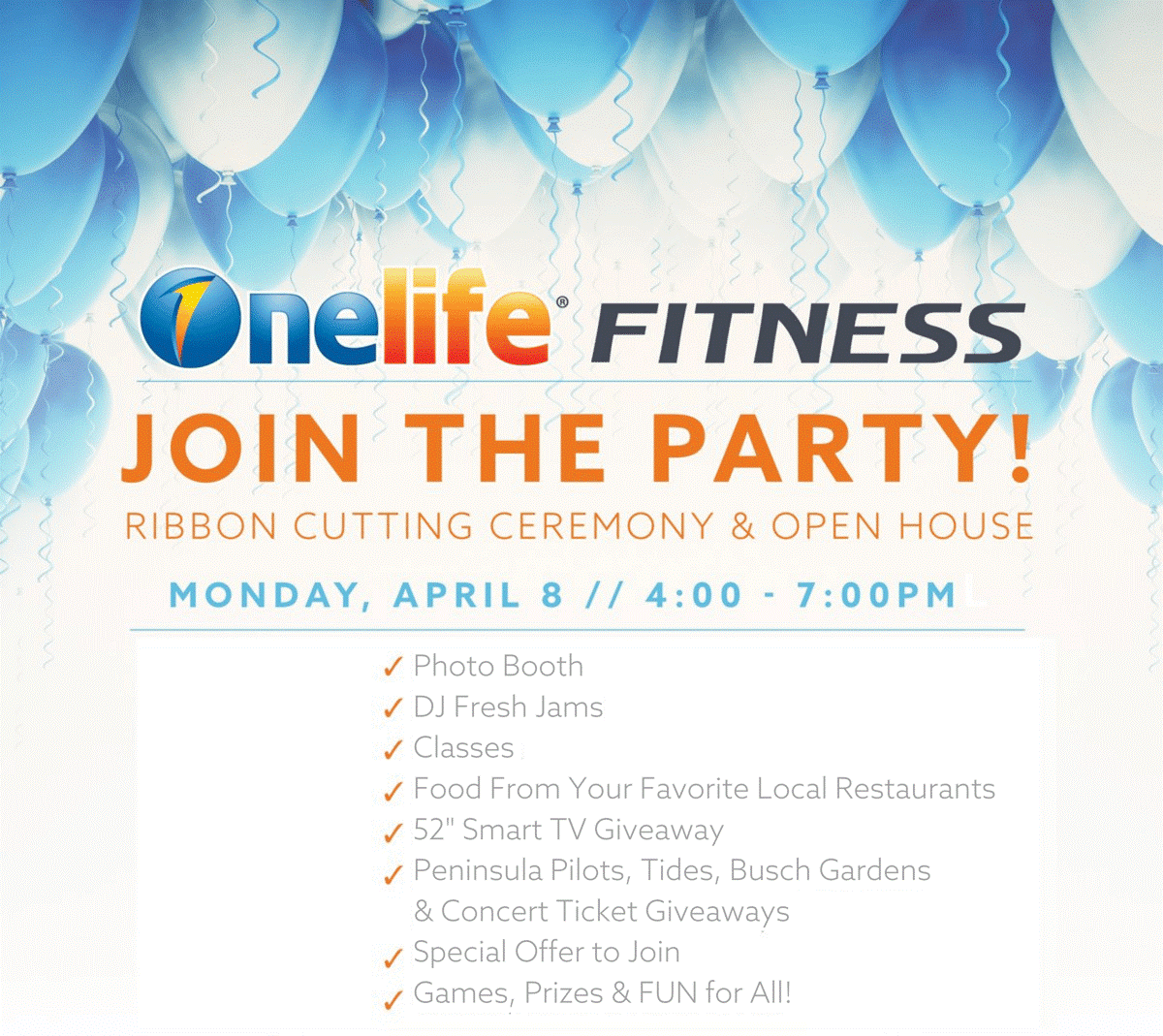 Join us at Hampton's newest gym on April 8 at 2190 Coliseum Drive.