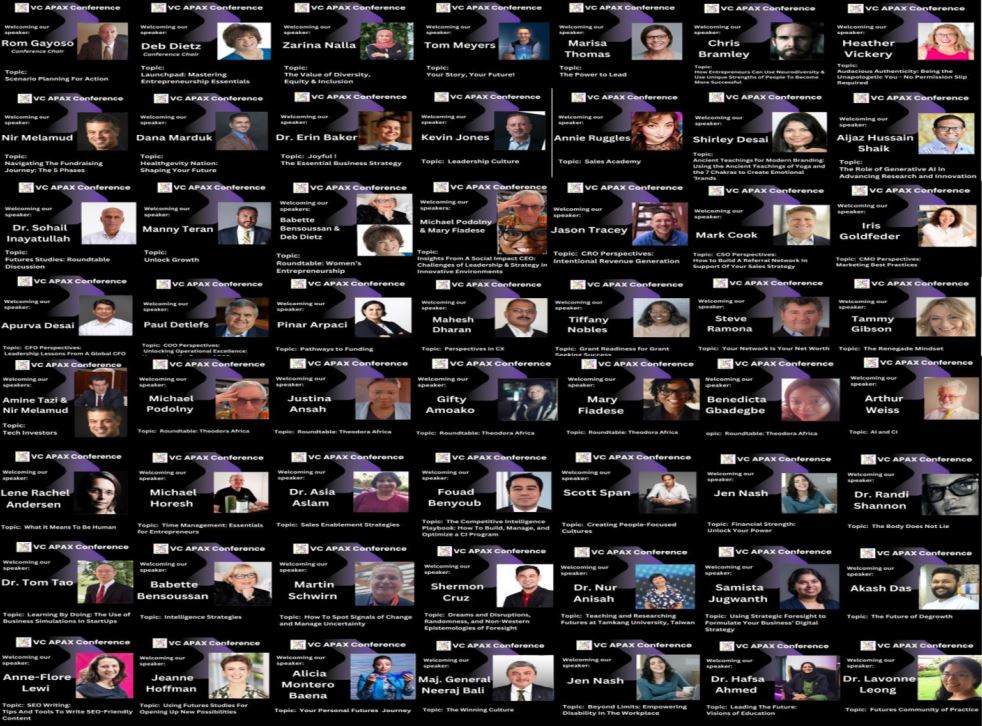 Join us for the free 4-day VC APAX Conference for entrepreneurs starting on Monday, April 22nd! Our conference agenda is almost complete and features a lineup of industry experts. Register now at: 
vcapax.vfairs.com