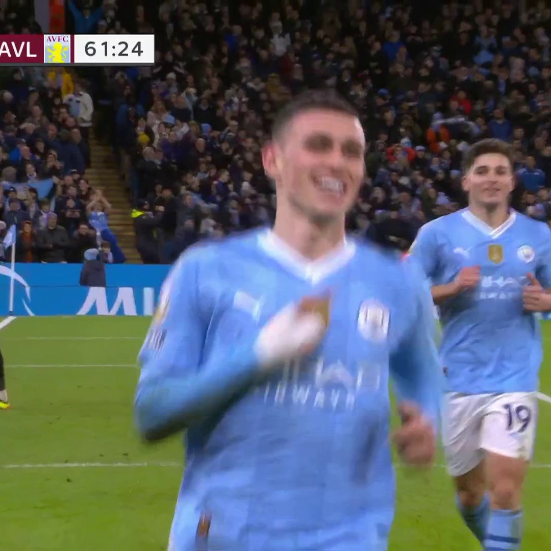 Phil Foden is BALLING.He gets his second goal of the game and Manchester City are loving life! #MCIAVL