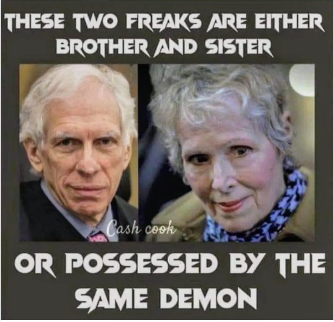 Yeah, they're freaks and evil. Karma is coming! 😂🤣