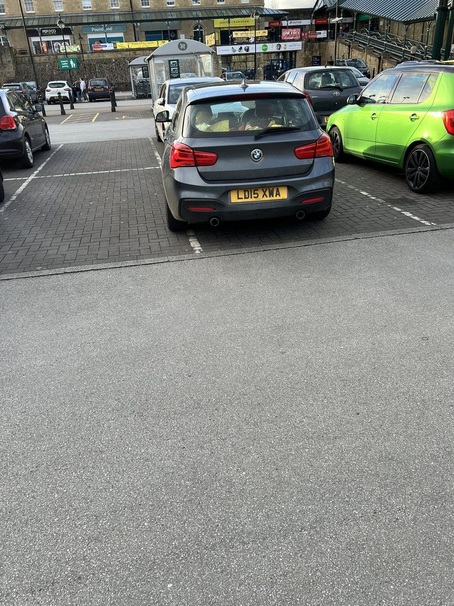 Morrisons Hillsborough #Sheffield S6. Maybe their other car is a @wankpanzer and at this point #pakinglikeatwat is just a habit......?