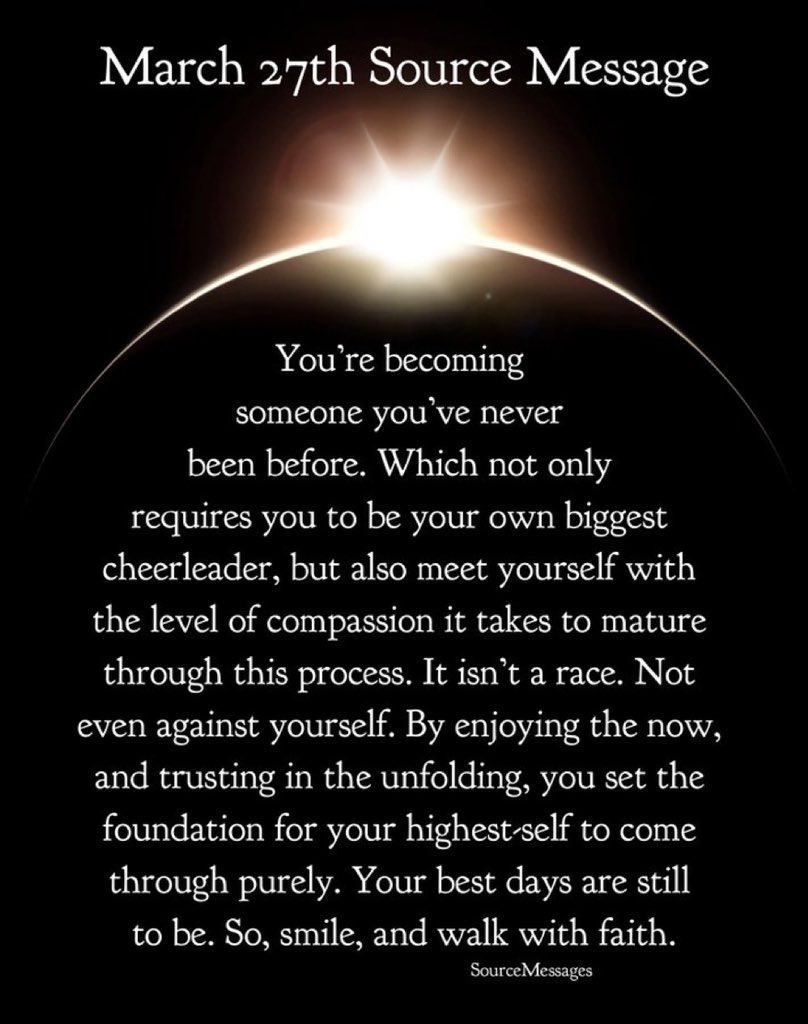 SourceMessages_'s tweet image. You’re becoming someone you’ve never been before. 🍂♥️