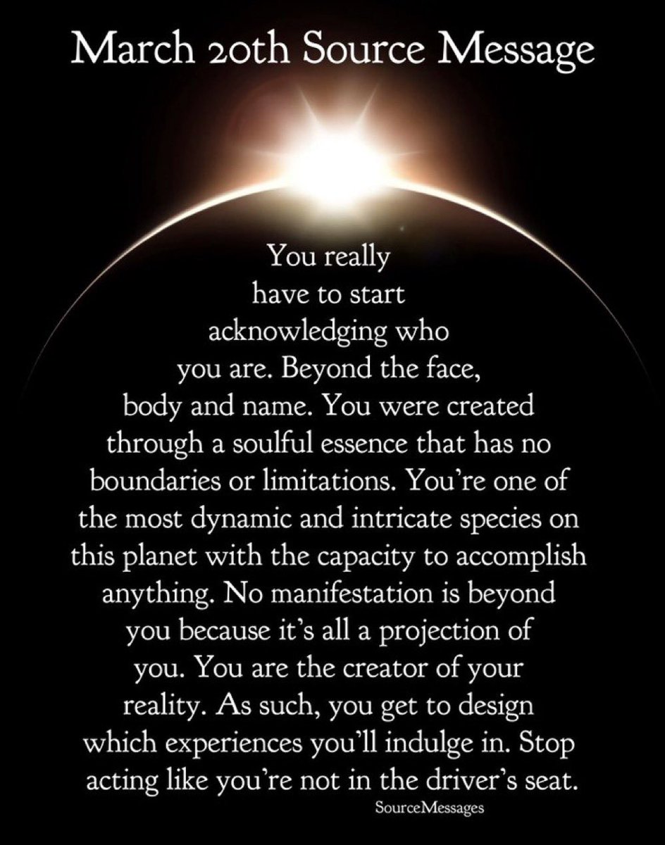 SourceMessages_'s tweet image. No manifestation is beyond you because it’s all a projection of you. ✨♥️