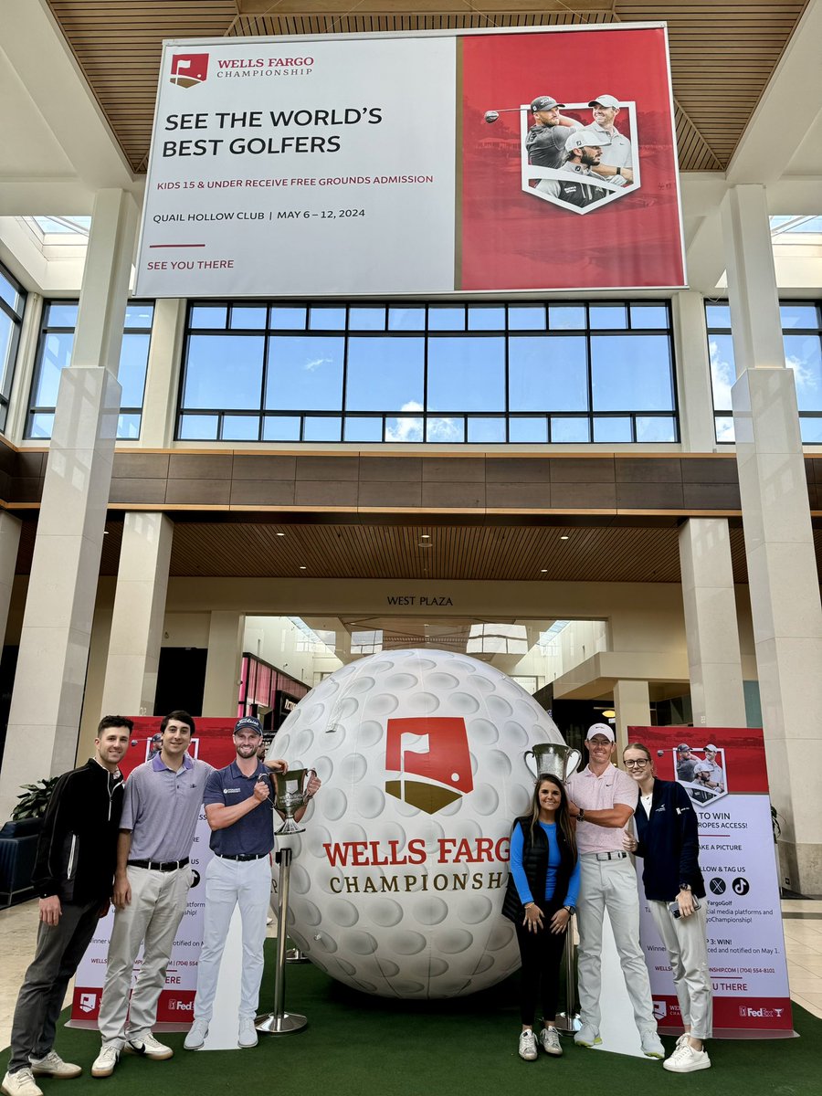 Be like these people and stop by our activation at the @SouthParkMallNC and take a photo for a chance to win inside the ropes access to the #WellsFargoChampionship 🏌️‍♂️📸