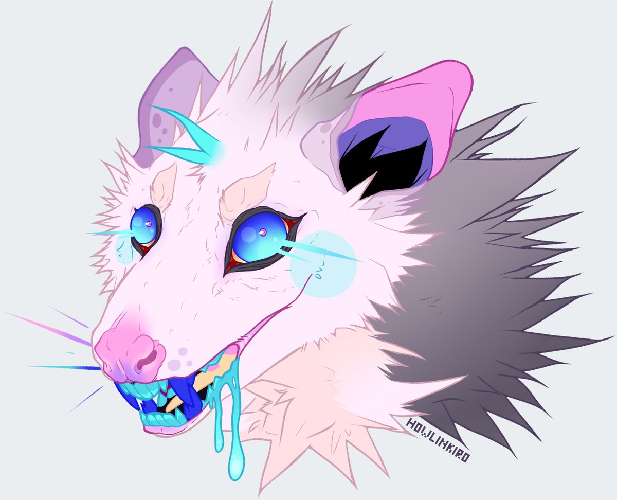 My part of a trade
#neonvibes #opossum #furryart