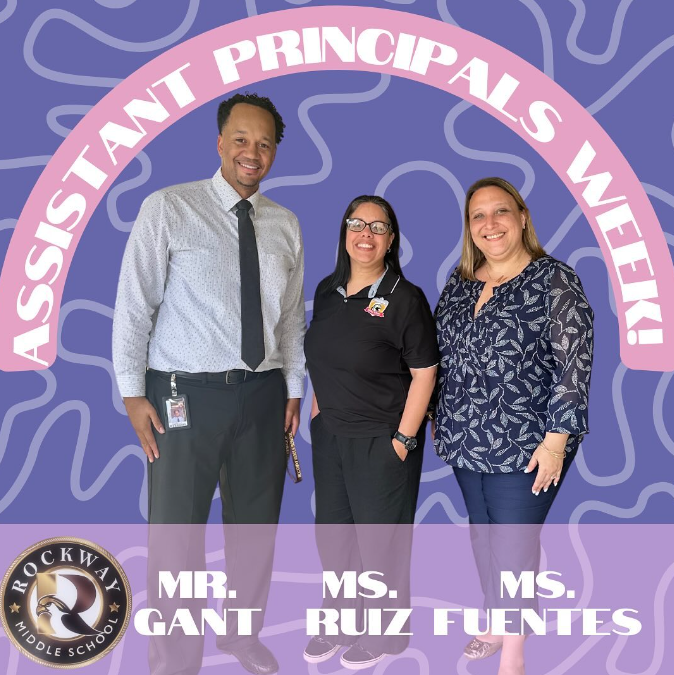 rmsfalcons's tweet photo. Happy National Assistant Principals Week to our AP team- Mr. Gant, Ms. Ruiz, and Ms. Fuentes! Falcons make sure to congratulate them when you see them this week! #CRORockway @SuptDotres https://t.co/Y2Y9ilubDW