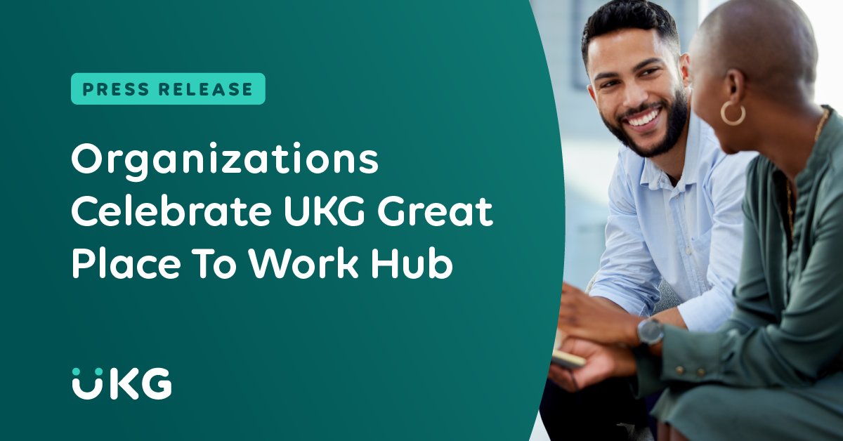 jadstocker's tweet photo. #UKGcustomers are sharing praise and excitement following the launch of UKG Great Place To Work® Hub, an industry-first solution that helps organizations build cultures of trust and belonging to drive business success. https://t.co/PfPNeP6RJW https://t.co/jbzMHtImHX
