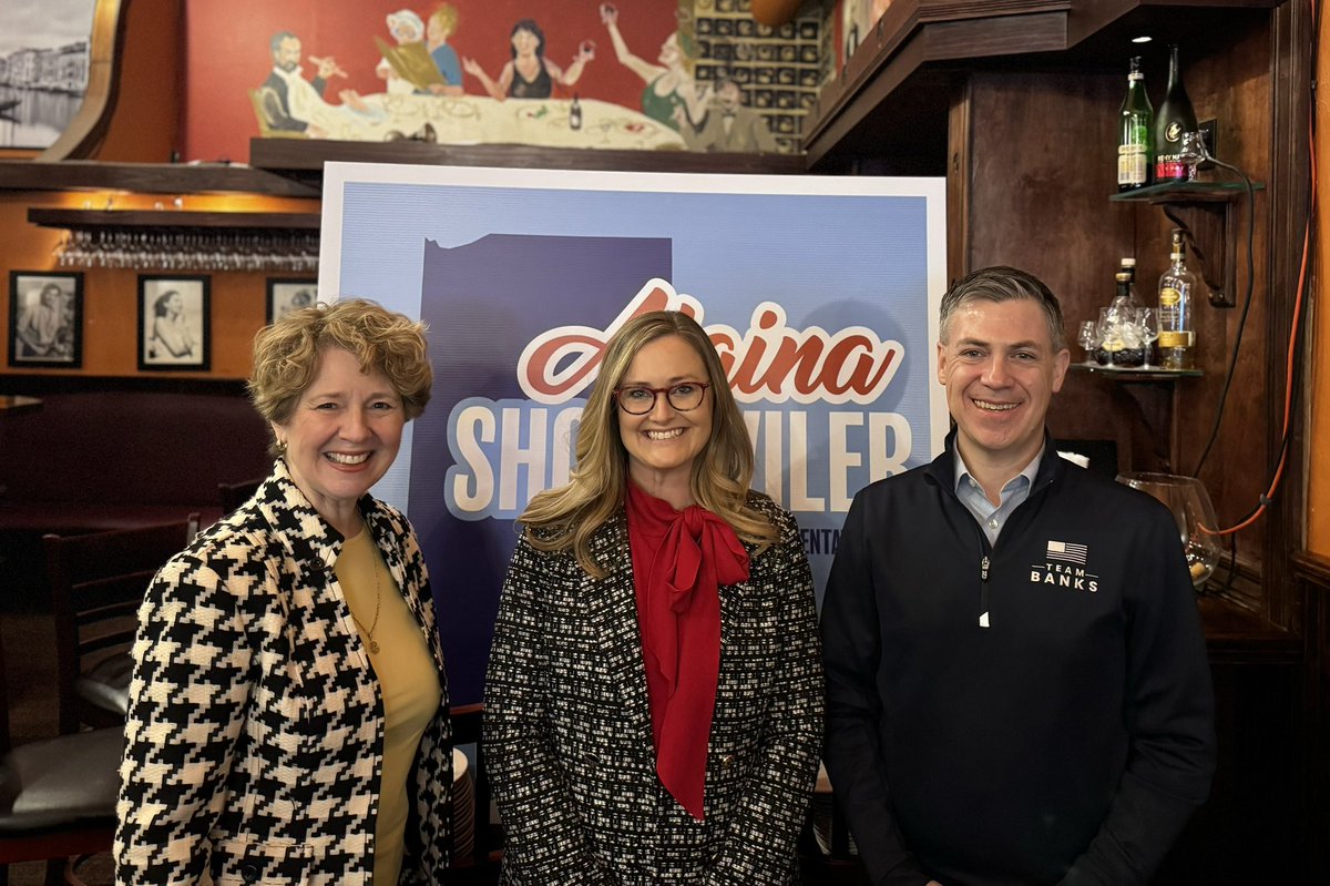 ShonkwilerIN29's tweet photo. It was such an energizing morning with family &amp; friends, and I am so honored to have had our next U.S. Senator, @Jim_Banks, and former Rep. Susan Brooks join us in support of our campaign! I am humbled by their support, and will be the conservative champion we need for HD29. https://t.co/vMC6PrWo3C