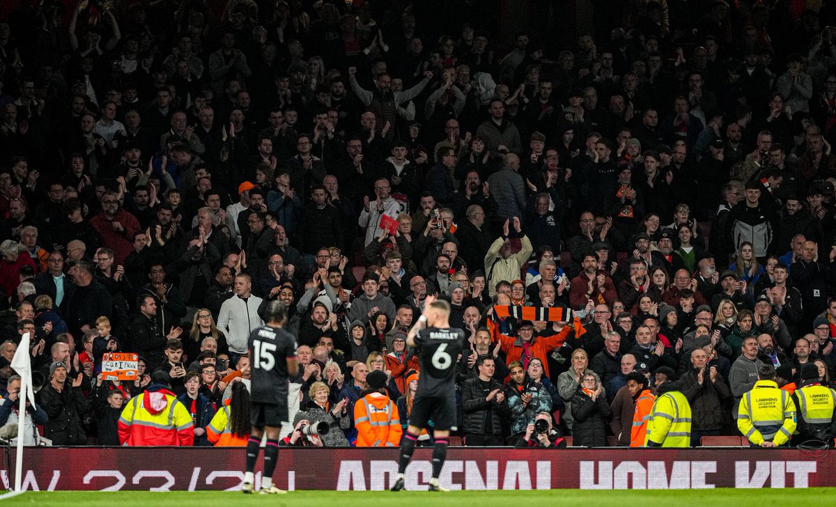 Brilliant support from the away end, as always. Get home safe, Hatters! 🧡