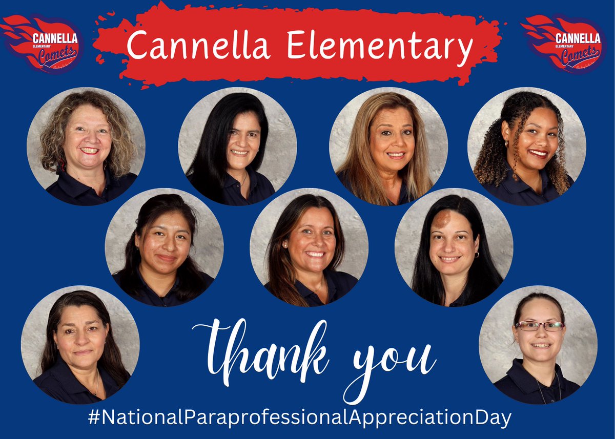 Next we want to shout out our amazing Paraprofessionals who work so hard in supporting our students, teachers and parents daily! #nationalparaprofessionalappreciationday  #comet #soar