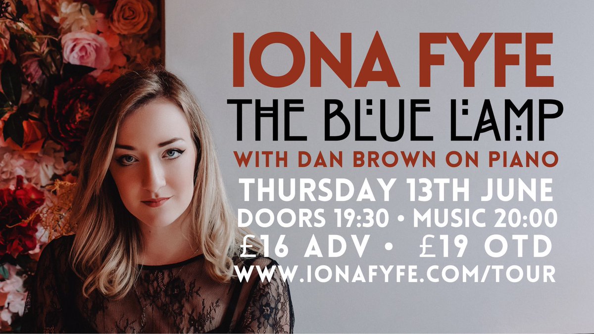 Have you got your ticket for my special one off Aberdeen show? 🎉 🏴󠁧󠁢󠁳󠁣󠁴󠁿 A visit to my favourite venue The Blue Lamp with Dan Brown on piano. Think of it as a little pre-Euros party, with some fitting songs thrown in 😉🏴󠁧󠁢󠁳󠁣󠁴󠁿 Tickets on sale here ➡️ bit.ly/ionalamp