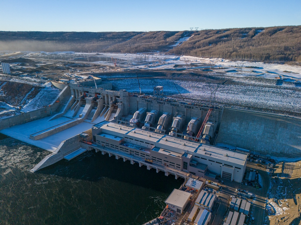 BC Building Trades members are proud to be building the Site C Dam! We Build BC. Photo Credit: BC Hydro