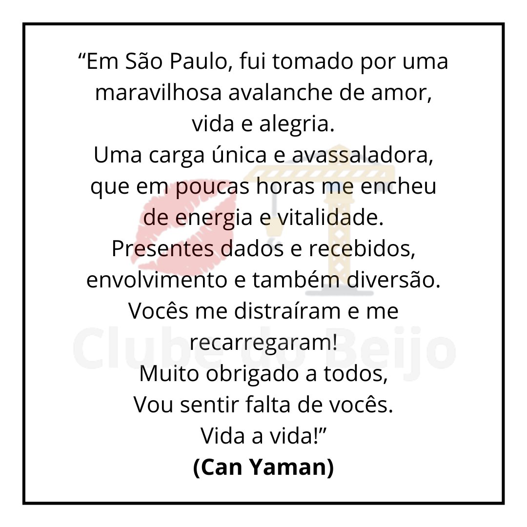 Declaração de amor digna de emoldurar e colocar na parede e no coração. É nossa, Brasil! ❤️🇧🇷

#CanYaman #BreakTheWallTourBrasil2024