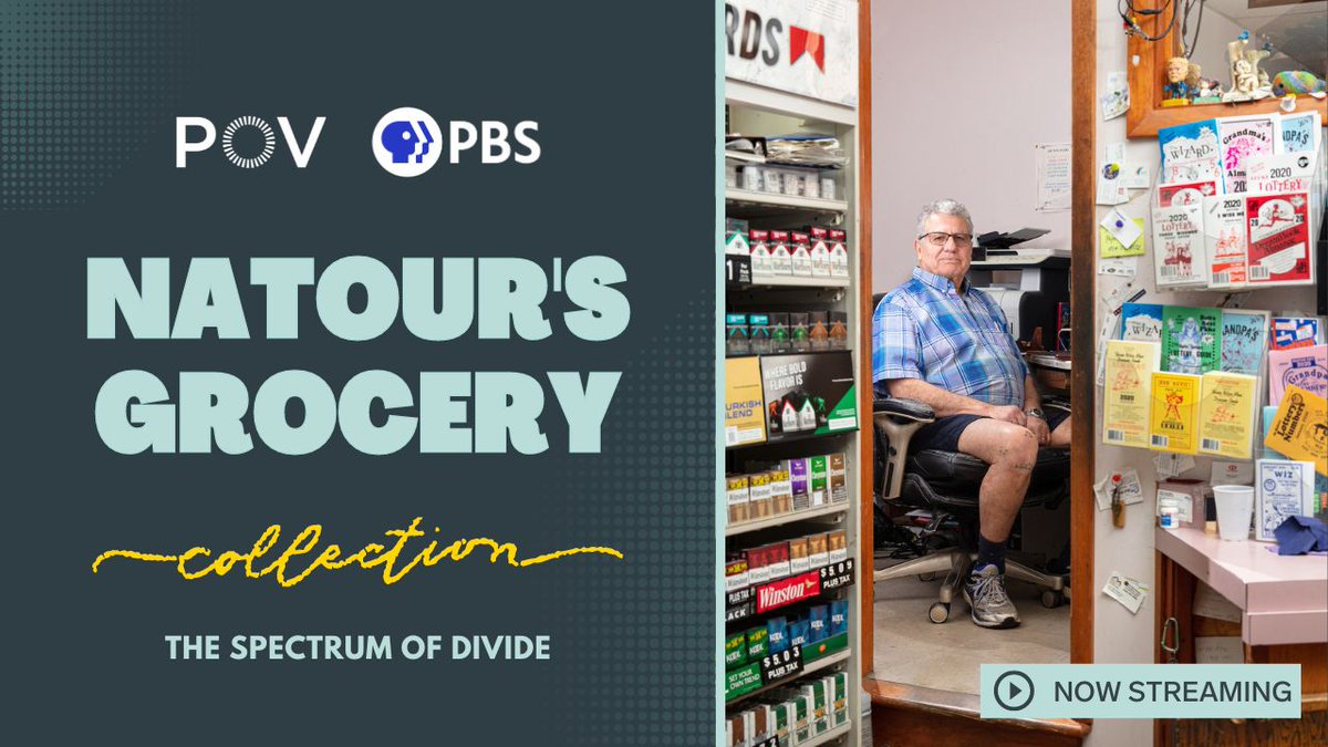 Deep in the foothills of the Blue Ridge mountains in Virginia, a Palestinian-American family’s convenience store forces us to reconsider what divides us. Stream POV Shorts: NATOUR'S GROCERY now on @PBS. #POVShortsOnPBS loom.ly/ioINbv0