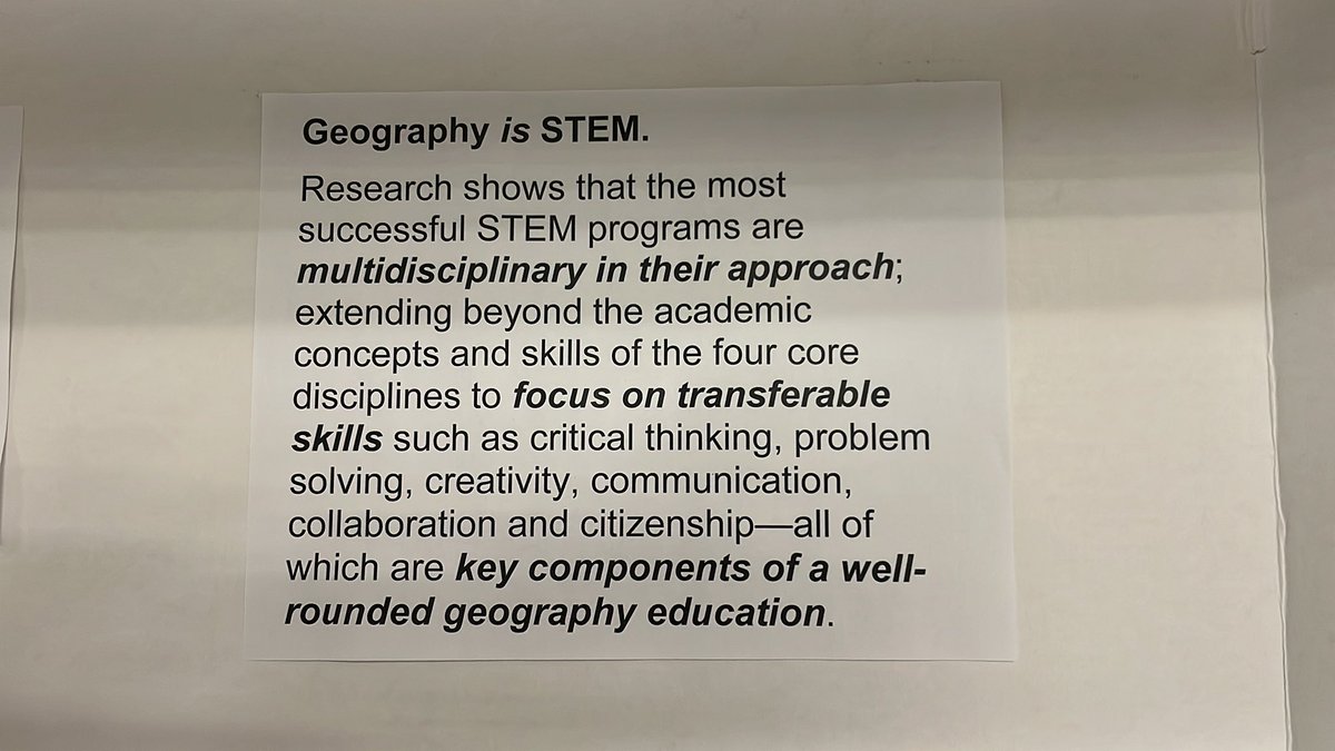 It’s parents’ night! What better time to educate families about the importance of Geography? 🙂 #GeographyMatters