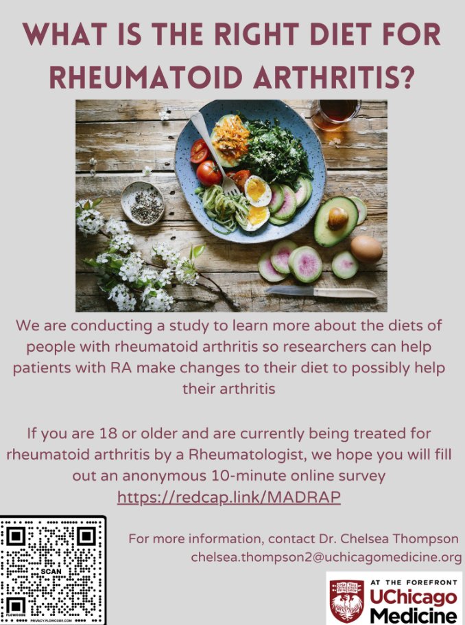 Rheum-Mates in the US - Study Alert! The American College of Rheumatology conditionally recommends eating a 'Mediterranean Diet' for people in the United States living with Rheumatoid Arthritis. It's true, I was part of the guideline committee! As a person with…