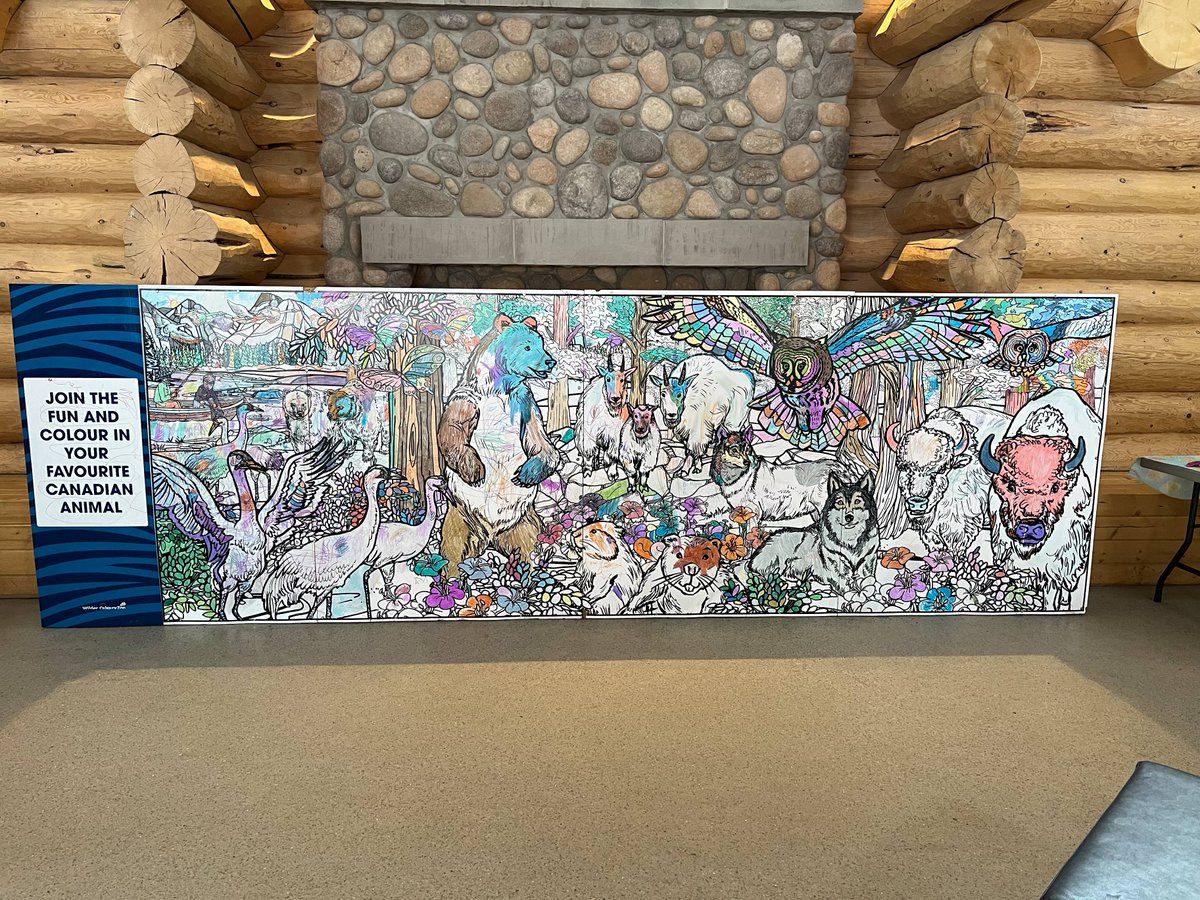 We hope you had an egg-cellent Easter celebration because we sure did! We warmly welcomed over 25,000 visitors for Easter Eggstravaganza! Many helped fill our Canadian wildlife mural so we just had to share the final masterpiece. 🎨 A wonderful community effort by every bunny! 🐰