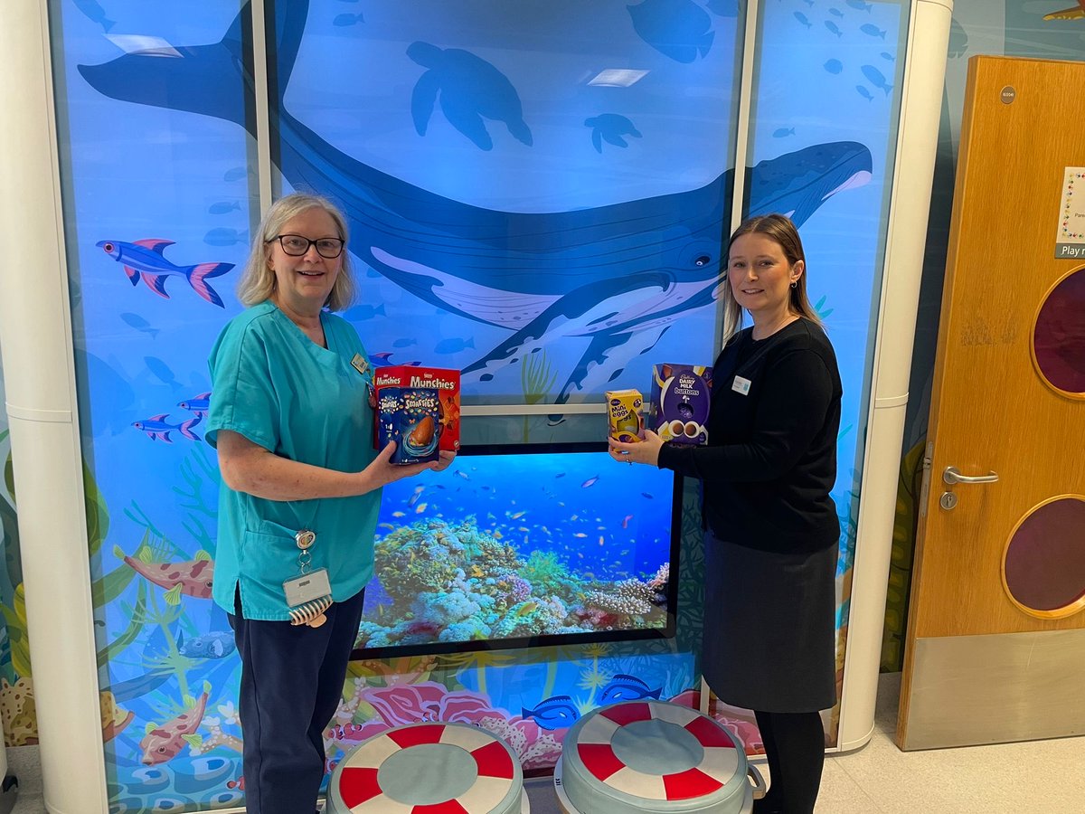 The lovely team from ⁦@CoopFuneralcare⁩ Elm Park & Gale Street gave Easter Eggs to ⁦@BHRUT_Childrens⁩
