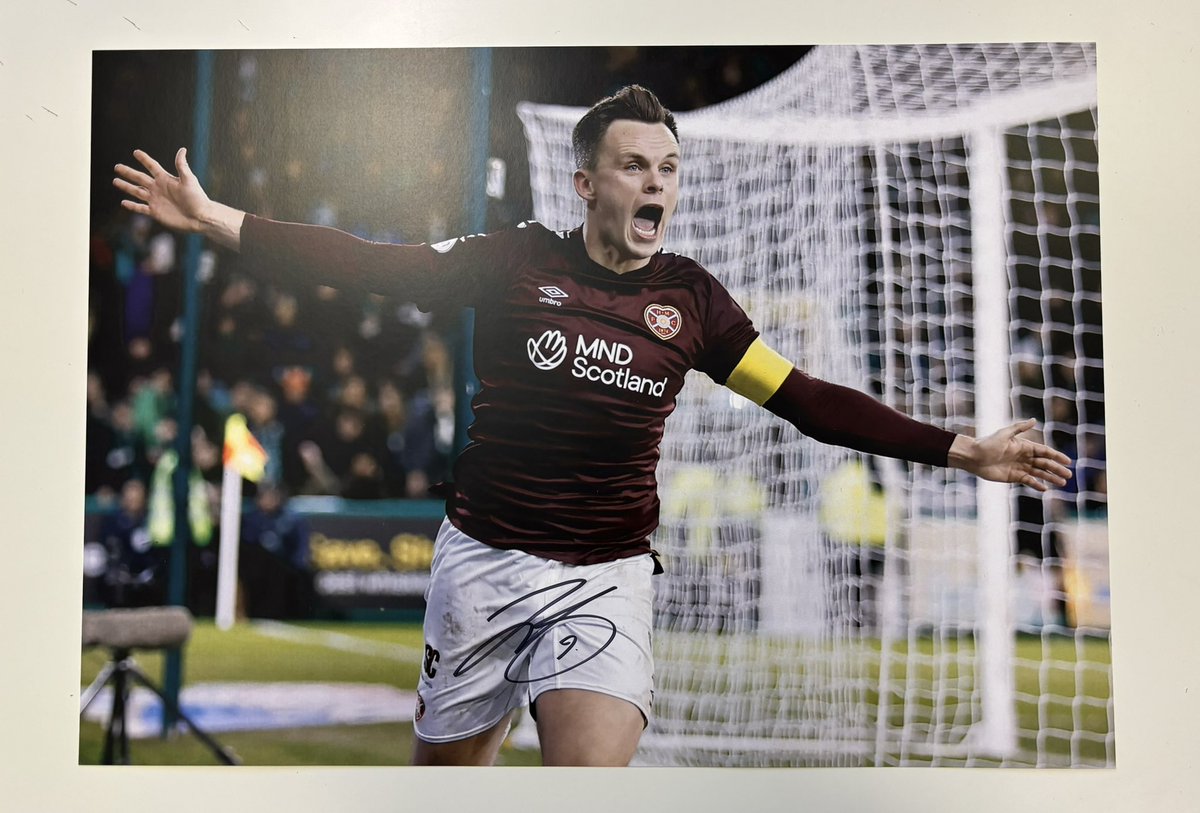 To celebrate our signing with Lawrence Shankland we will be giving away this hand signed A3 print of Lawrence after his late winner v Hibs. To enter: 1) RT this post 2) Make sure you’re following this account Winner will be announced Friday 12th April! Good luck!