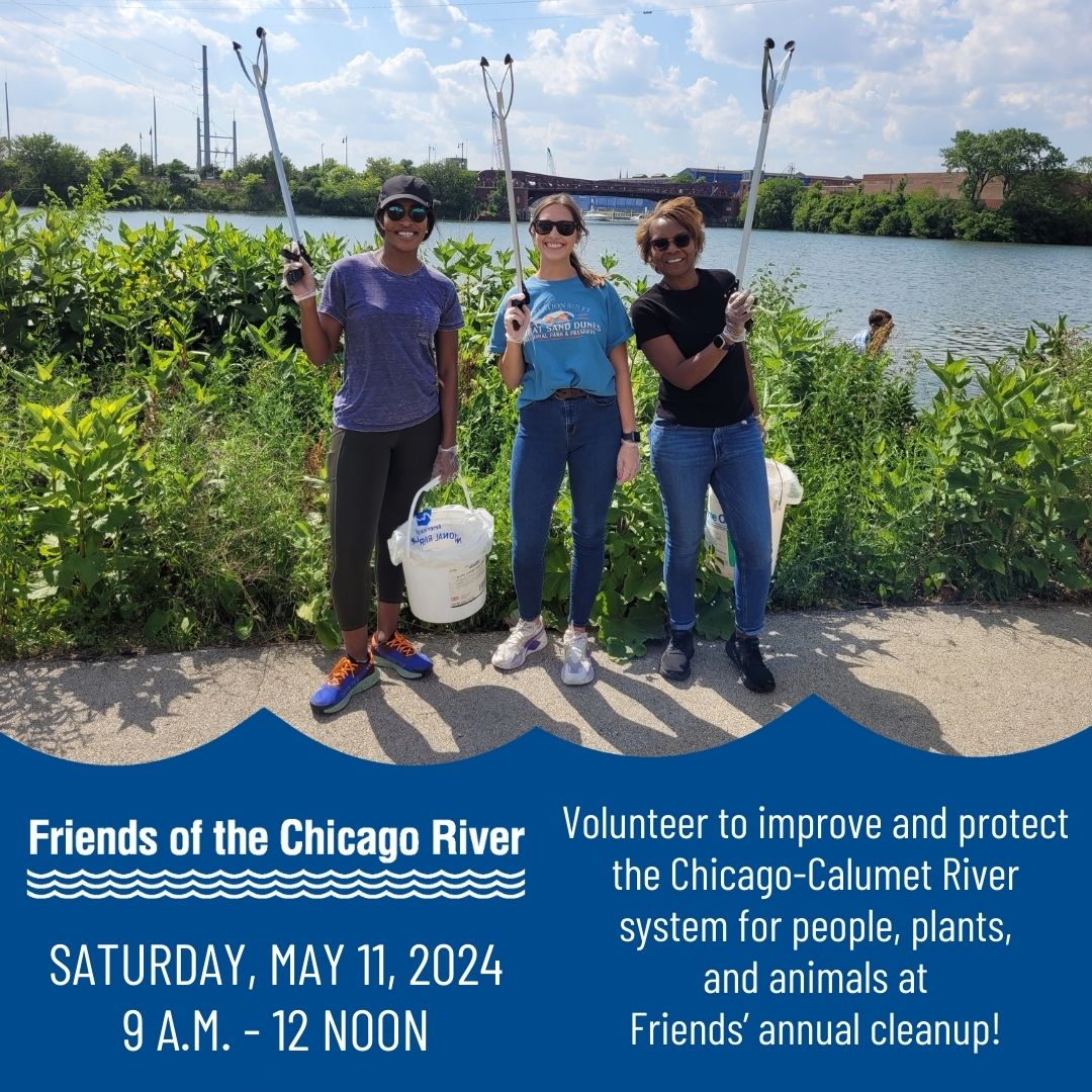 Since the 1st Chicago River Day in 1992, more than 60,000 volunteers have removed an epic 1.9 million pounds of litter. Join us Saturday, 5/11 for the 32nd Annual Chicago River Day. Register now at chicagoriver.org. #LitterFree #ChicagoRiver