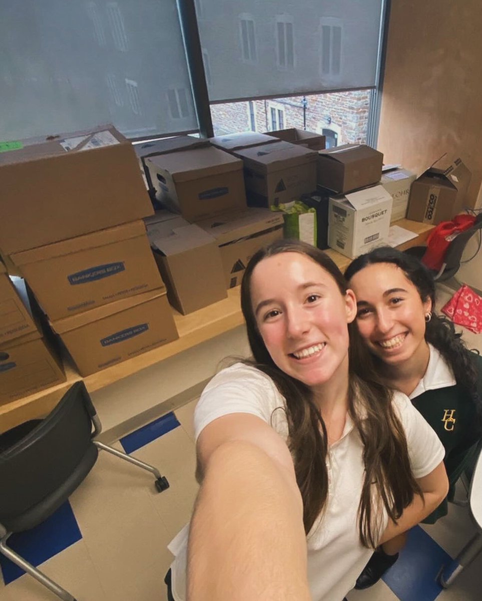 Over the past month, we collected an astounding 2,000 children’s books for our book drive in support of Grenoble Public School, @NewCircles @BookBankCanada! Thanks to our community for their generous support. The books have been packaged & are heading off to their new homes! 📚