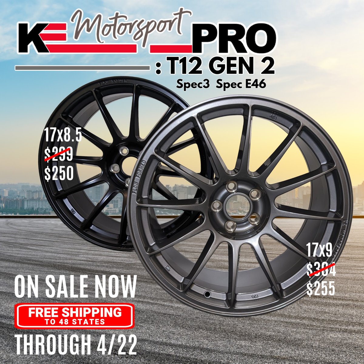 Posting This On The 3rd So You Know We're Not Fooling! Now Is A Great Time To Grab The KE Motorsport PRO T12 Gen2 Wheels You've Been Thinking About... #Wheels #spec3 #SpecE46 #BMW #KEmotorsportPRO #Tested #racers #SpecRacing #nasaproracing #PTSwheels #bmwcca #flowforged