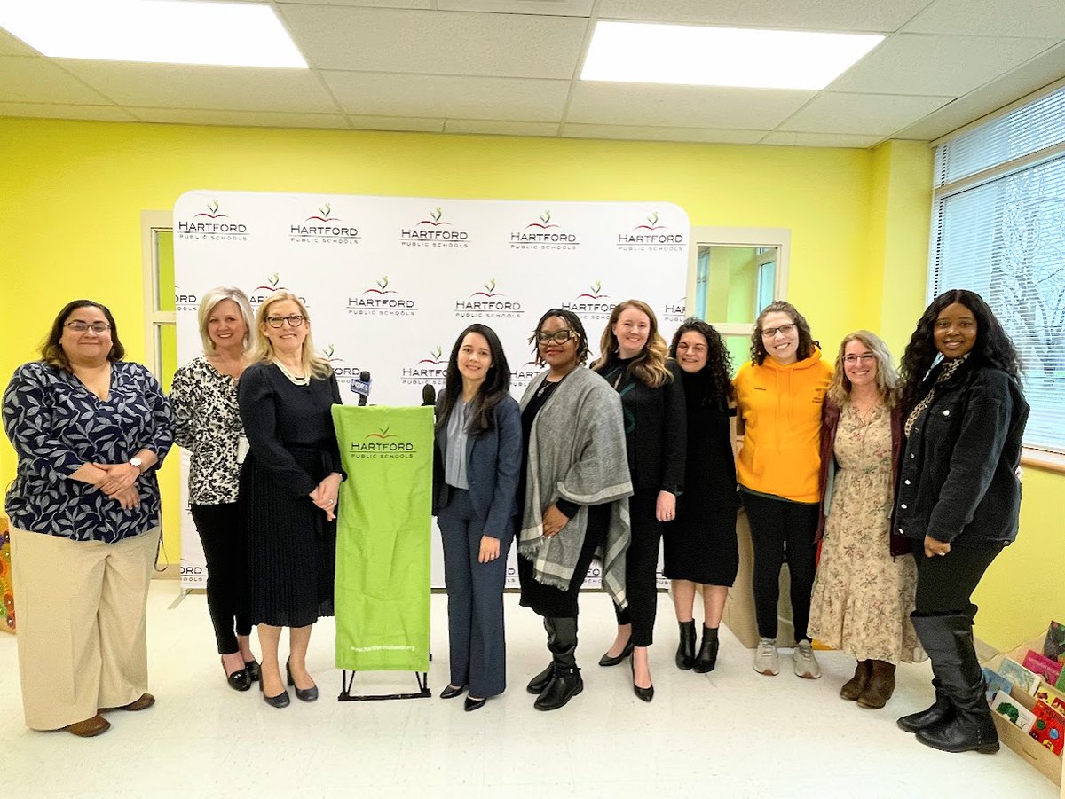 Celebrating the opening of Little Owls, a program providing no-cost childcare to our parenting students. Little Owls is located in a newly renovated space @HartfordPublic_ HS, but all HPS students can take advantage of the services during the school day. bit.ly/4akzCbY