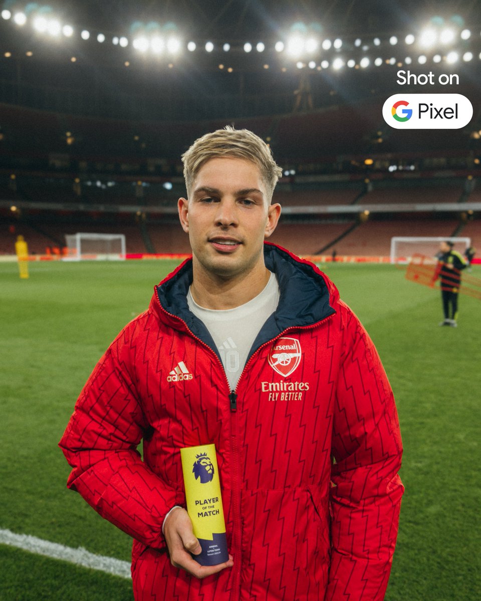 Premier League POTM: Emile Smith Rowe 👏

🤳 Shot on Pixel